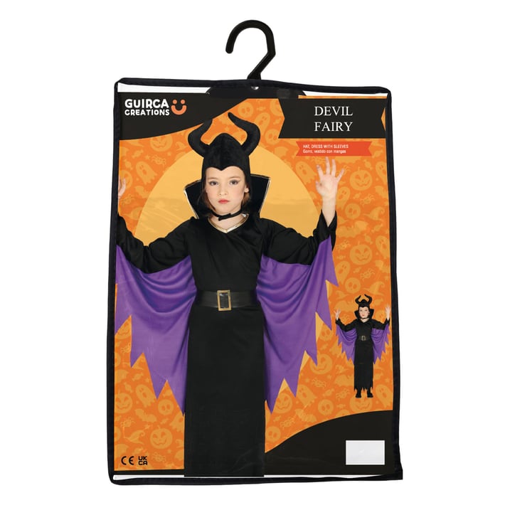 Костюм на Господарка на злото, за 10-12 годишни деца