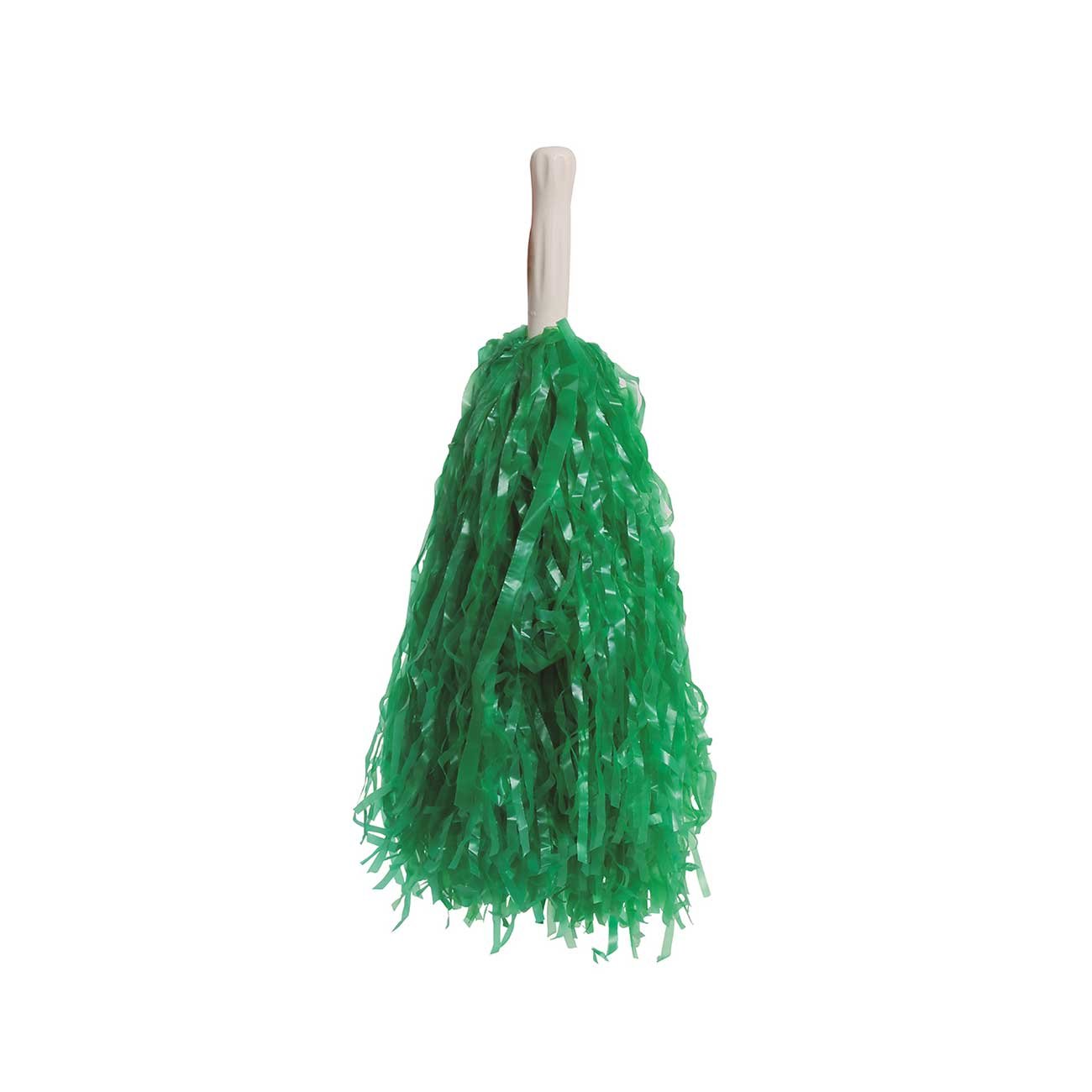 Pom-poms for cheerleaders, 80 g, green, 2 pieces