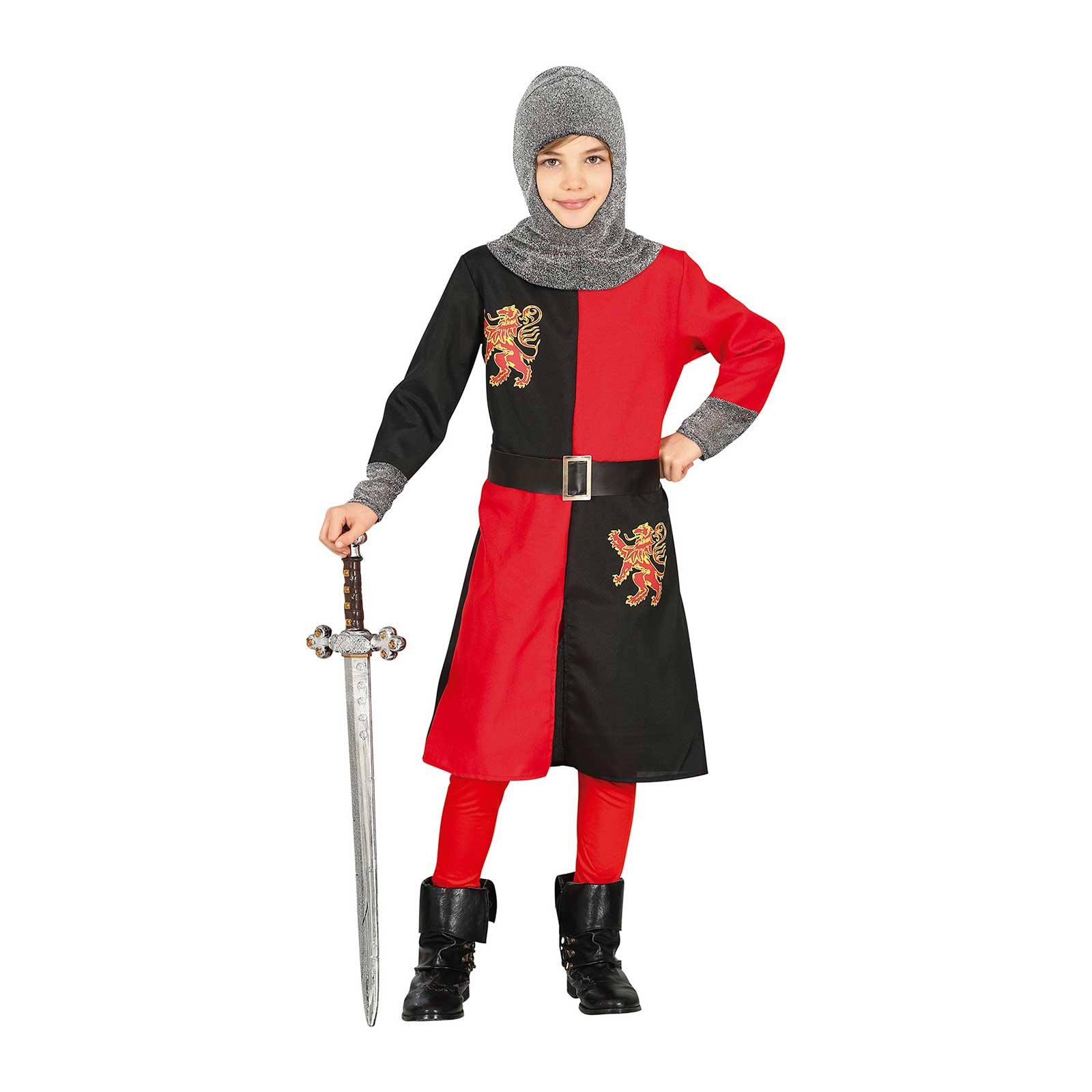 Medieval Knight Costume, for 10-12-year-old children