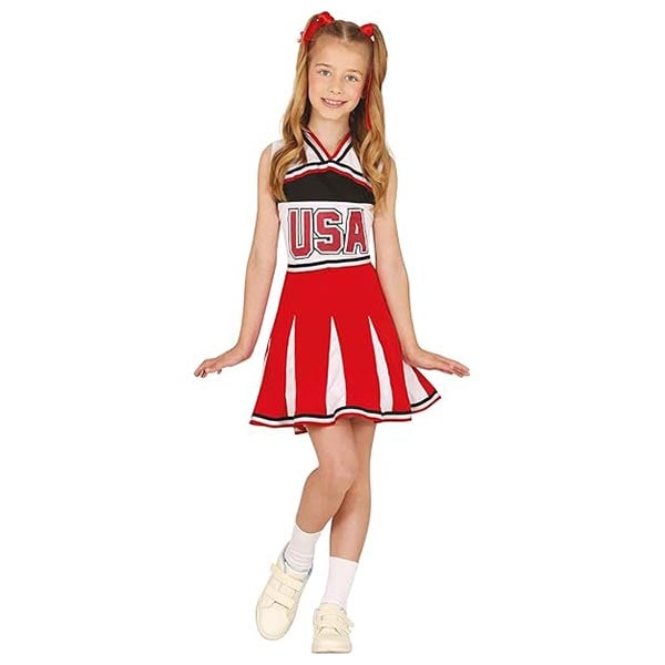 Majorette costume, for 10–12-year-old children, red
