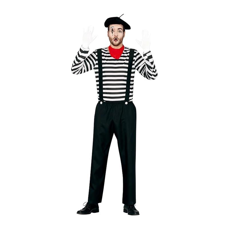 Mime costume, size L