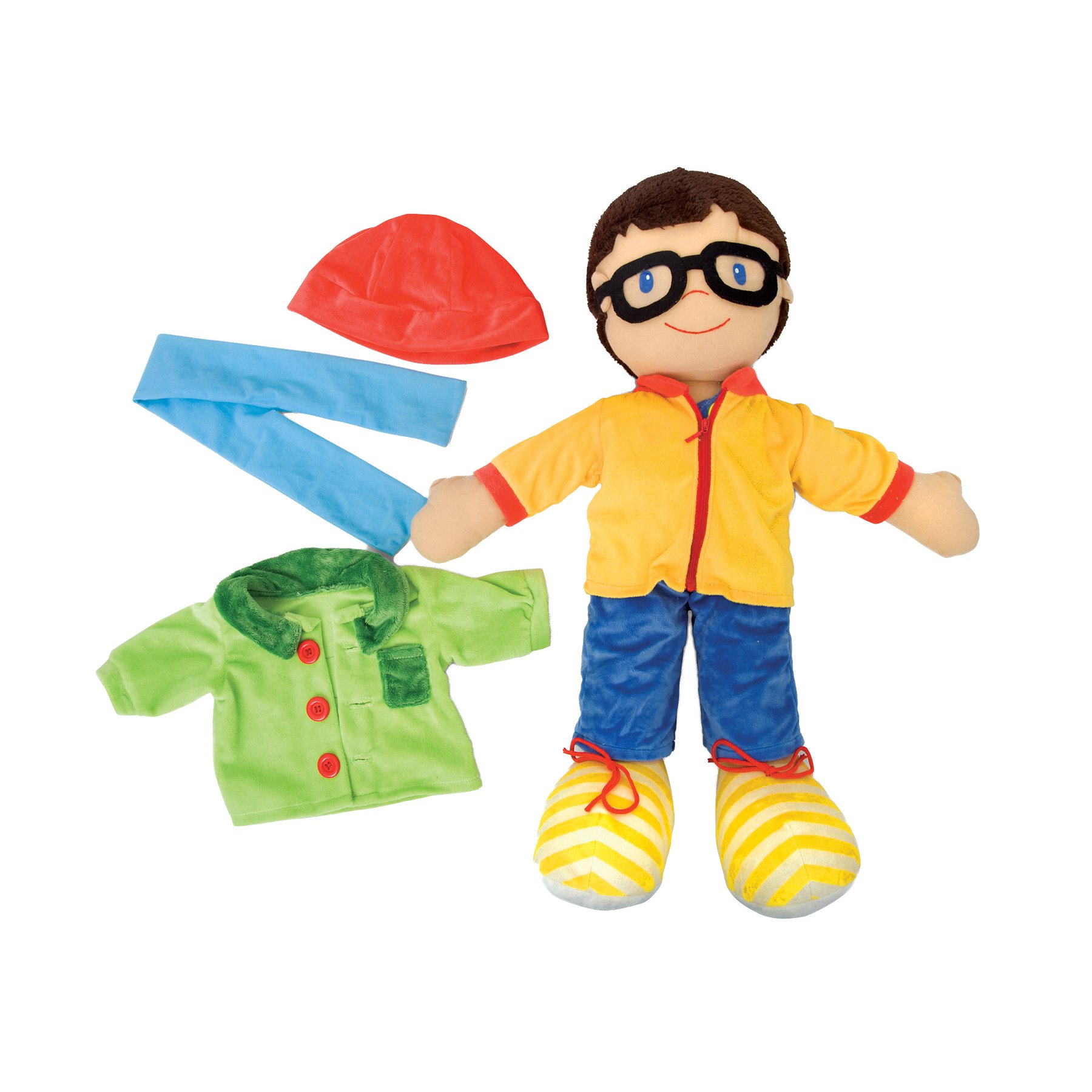 Nowa Szkola Doll for Play, boy, with clothes, 75 cm