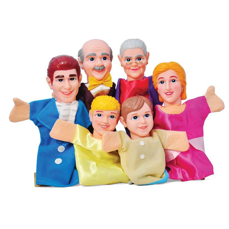 Nowa Szkola Hand puppets Family, 25 cm, 6 pieces