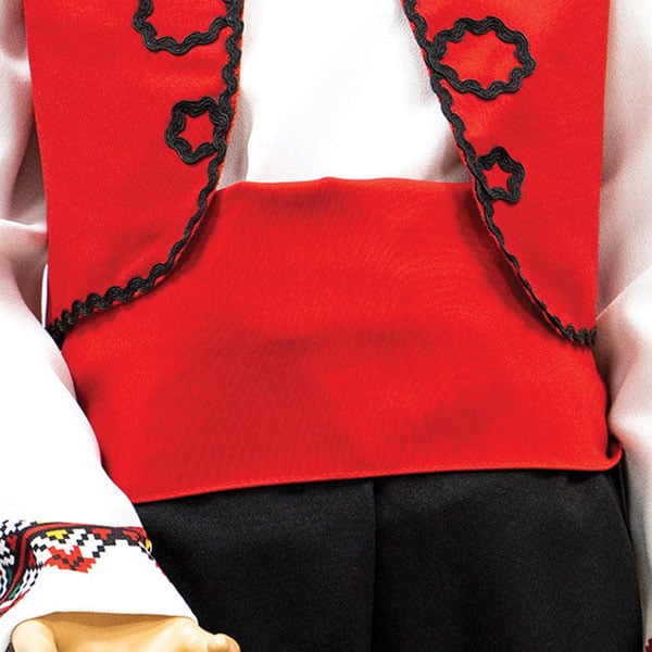 Belt Boril and Kardam, red, 8 y