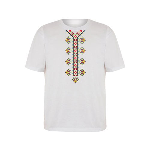 T-shirt with folklore motifs, short sleeve, children’s, model 3, age 16 years