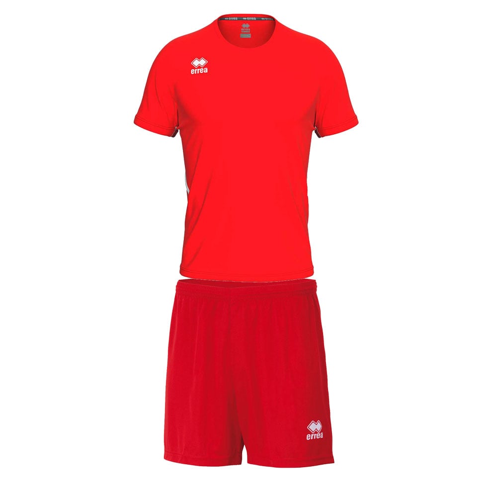 Football kit Errea Marvin, unisex, size S, red