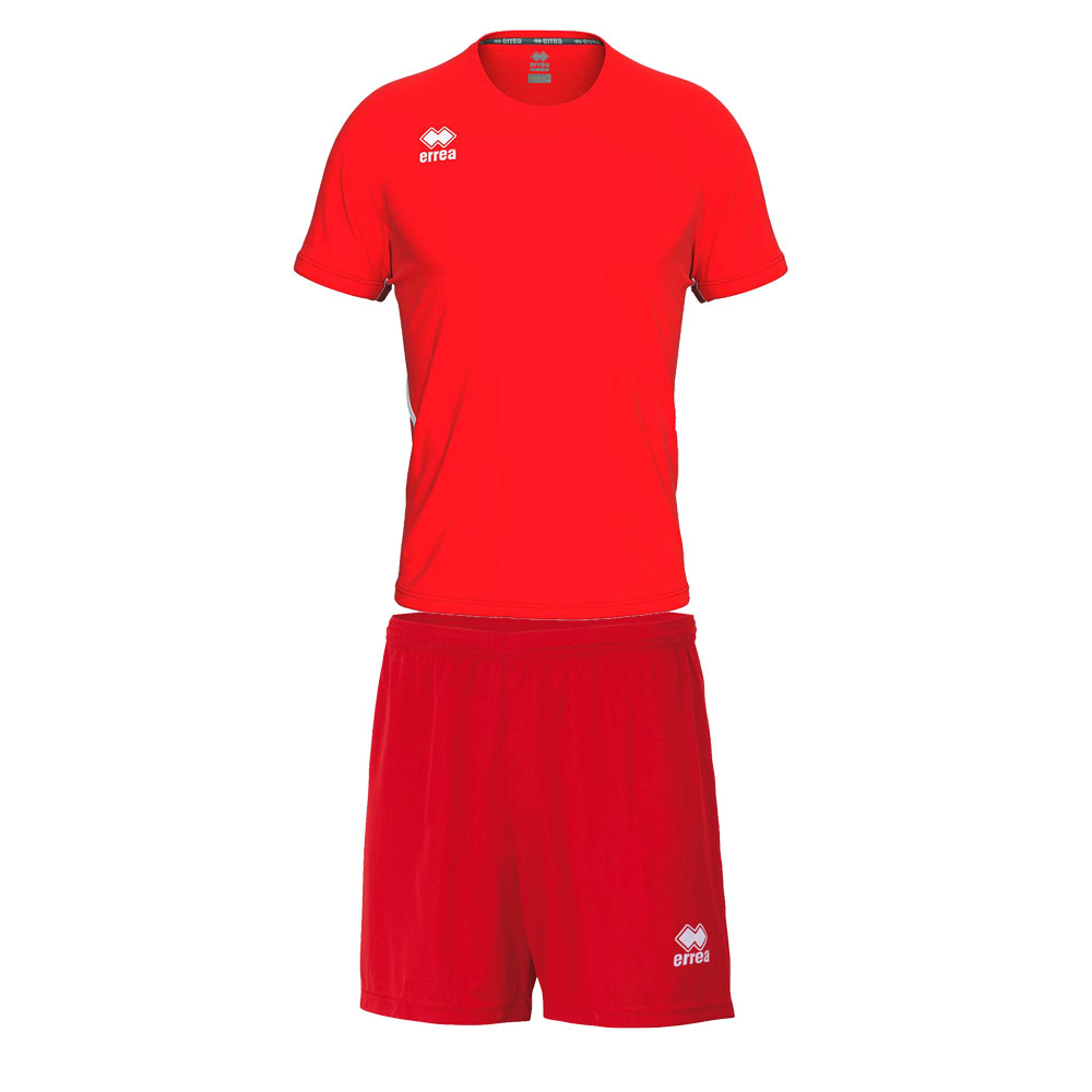 Football kit Errea Marvin, unisex, size XL, red