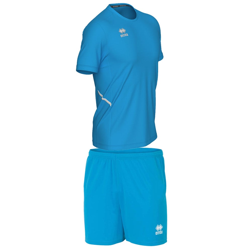 Football kit Errea Marvin, unisex, size 2XL, cyan