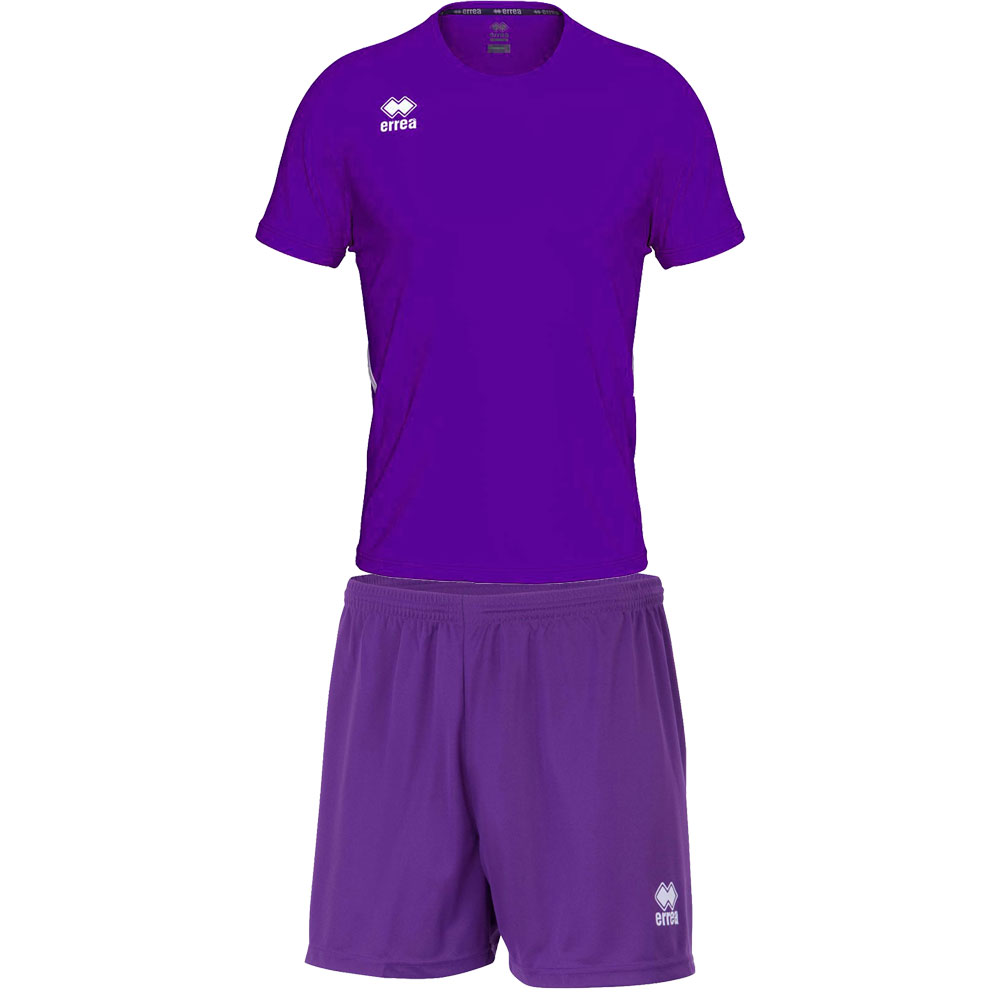 Football kit Errea Marvin, unisex, size L, purple