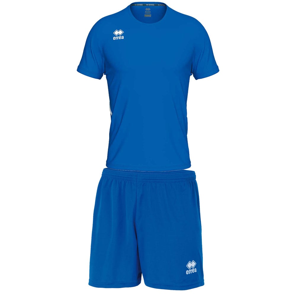 Football kit Errea Marvin, kids, size XS, 146–156 cm, blue