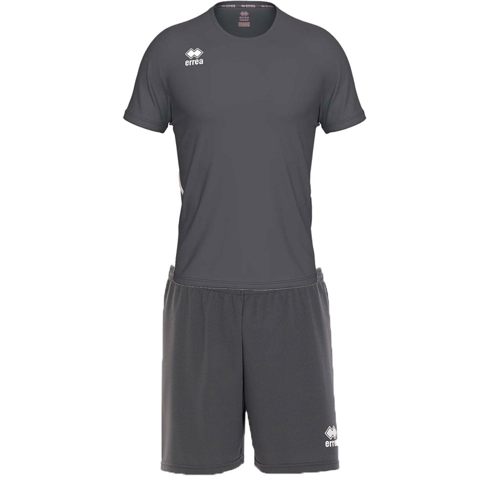 Football kit Errea Marvin, kids, size XXS, 134–144 cm, grey