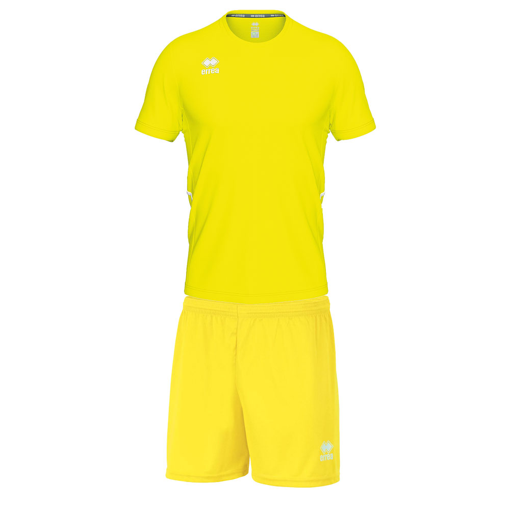 Football kit Errea Marvin, kids, size XXS, 134–144 cm, neon yellow