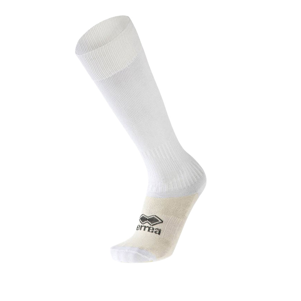 Football socks Errea, size 42–46, white