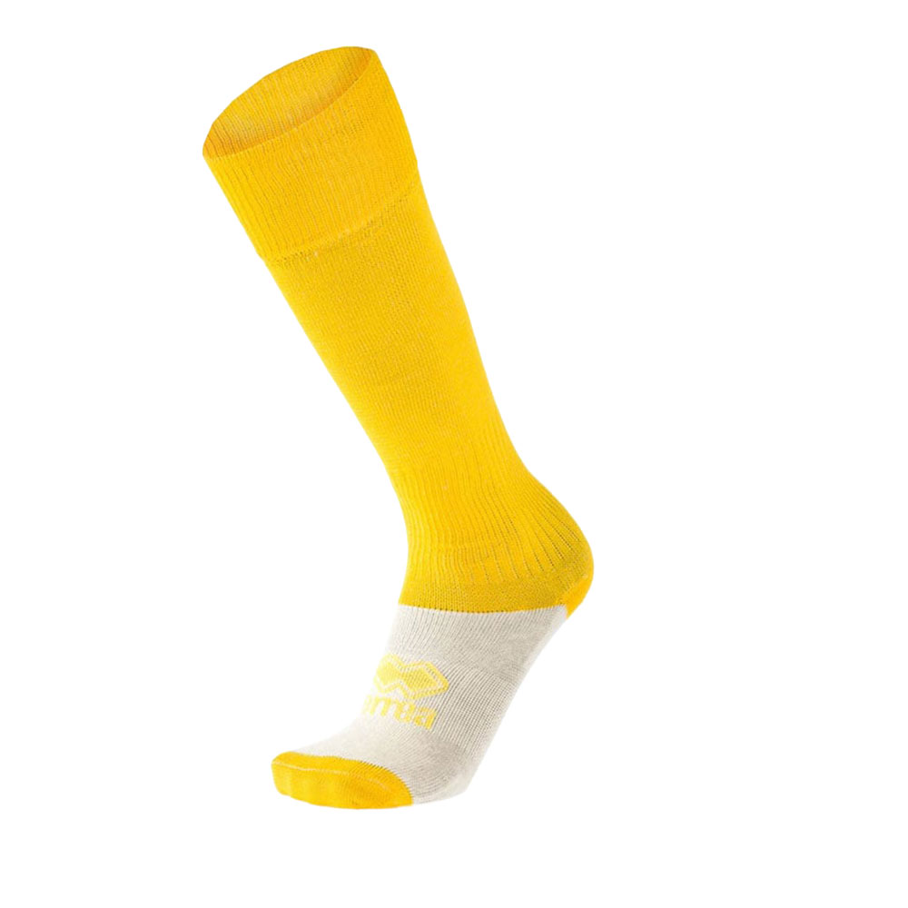 Football socks Errea, size 42–46, yellow