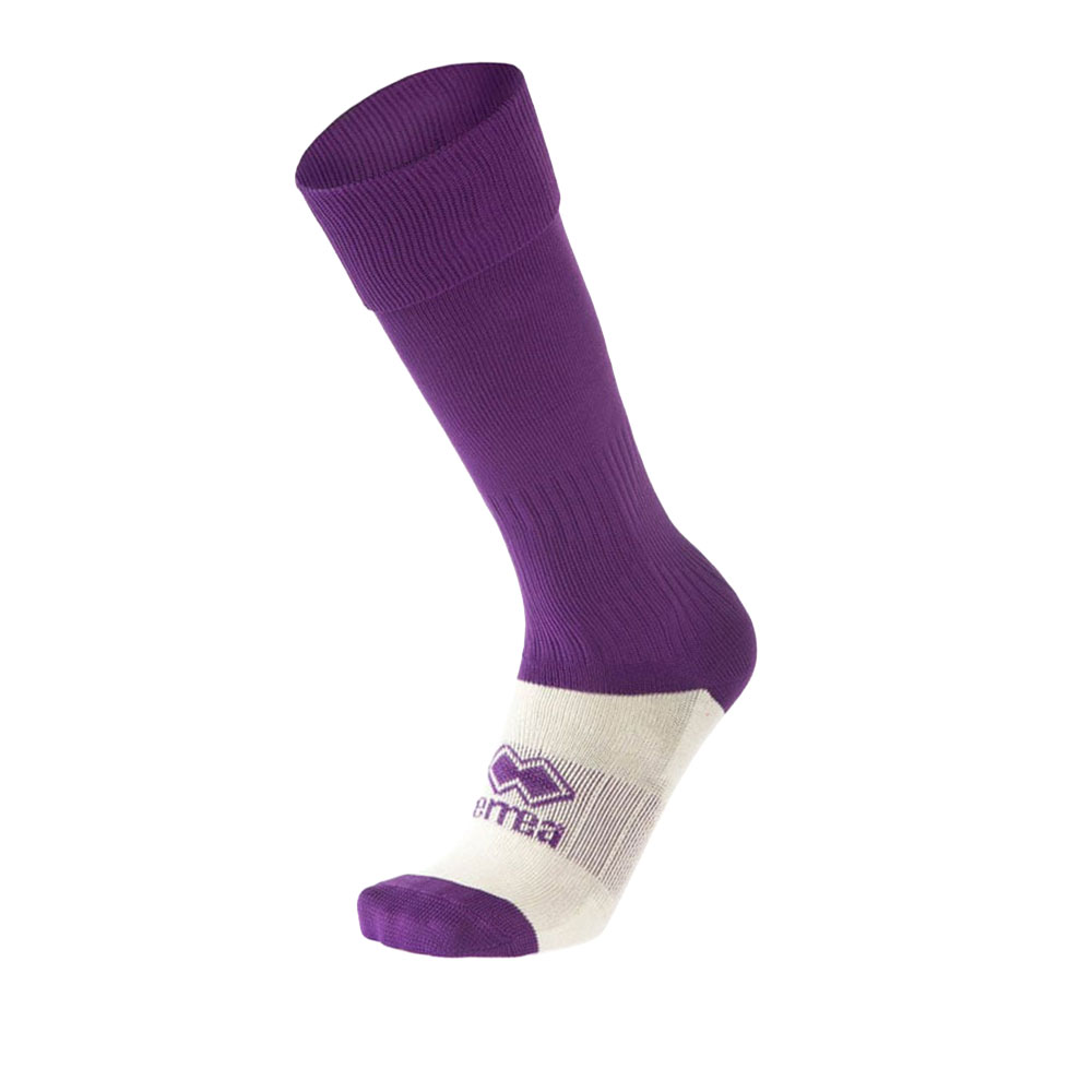 Football socks Errea, size 35–38, purple