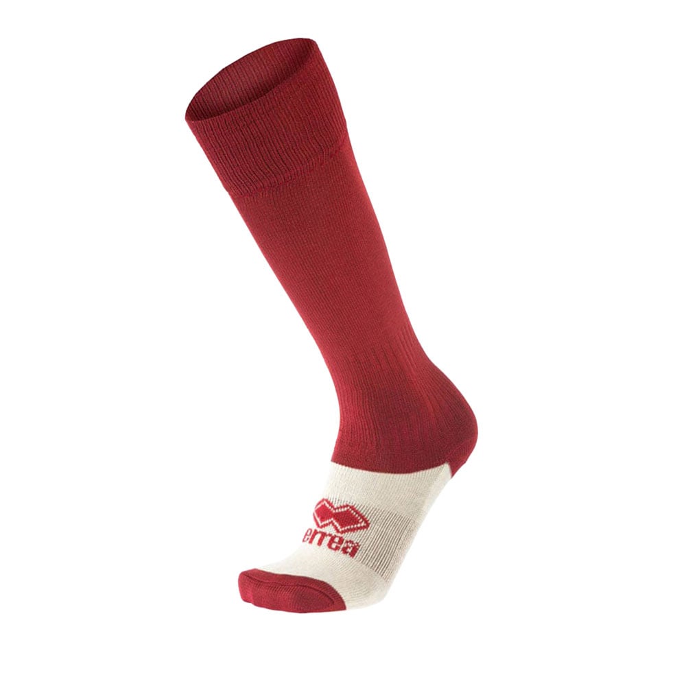 Football socks Errea, size 35–38, maroon