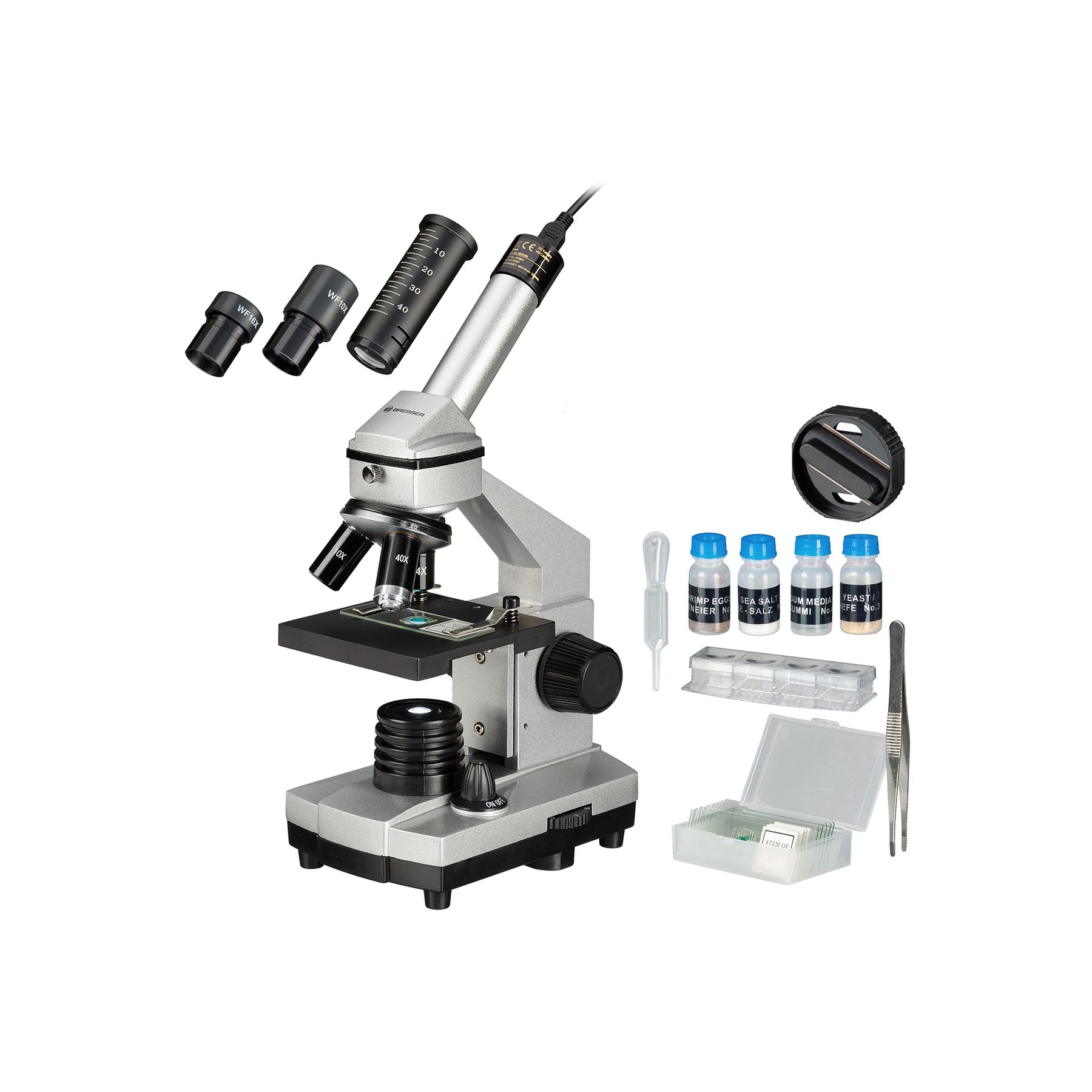 Bresser Microscope, beginner, 40x - 1024x