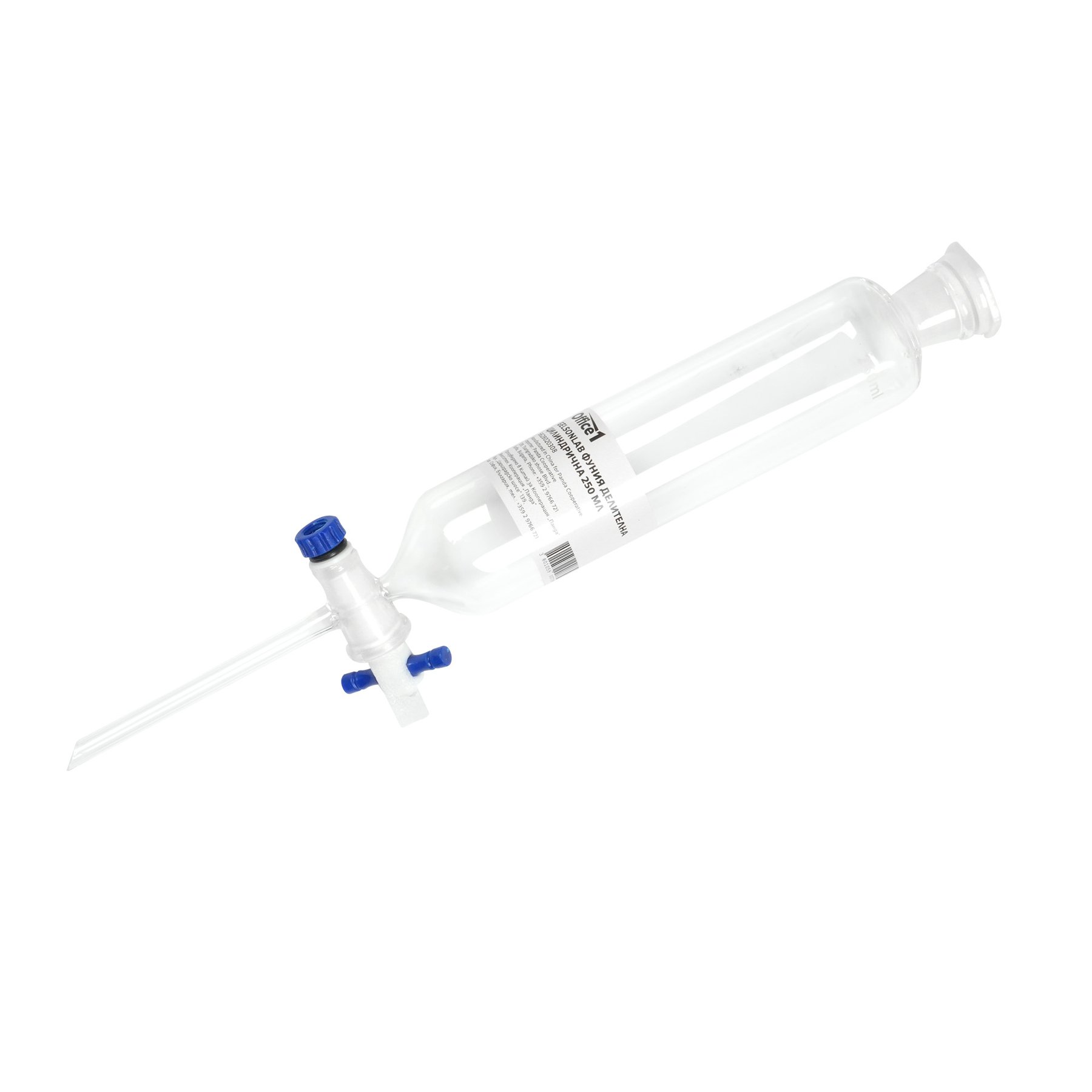 Gelsonlab Separatory funnel, cylindrical, 250 ml