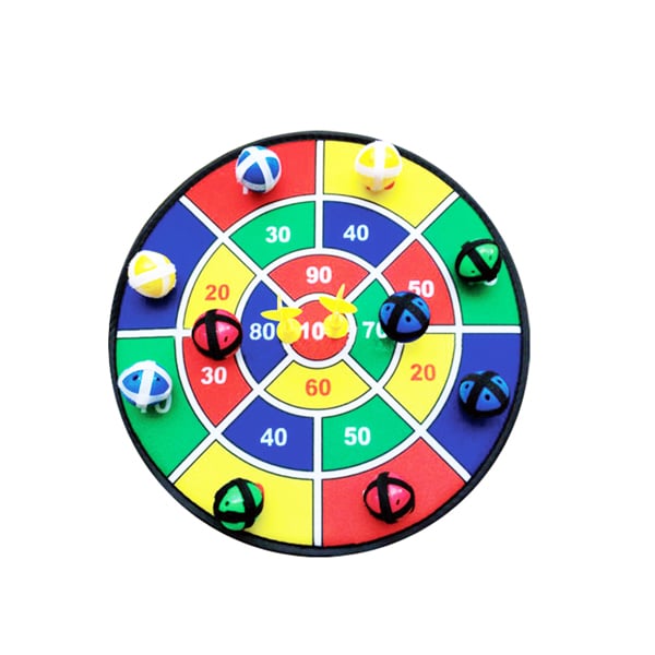 Darts target, soft, with three balls, diameter 36 cm