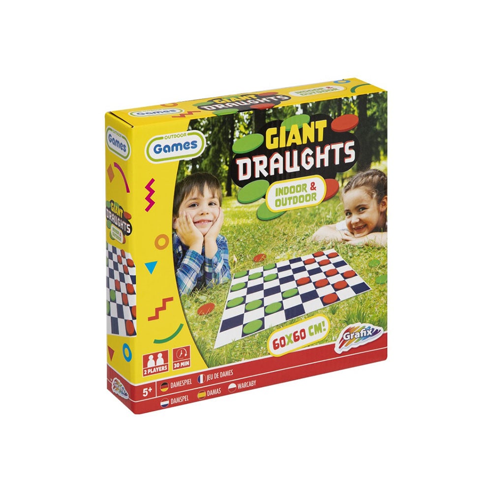 Moxy Checkers Game, Giant, 60 x 60 cm