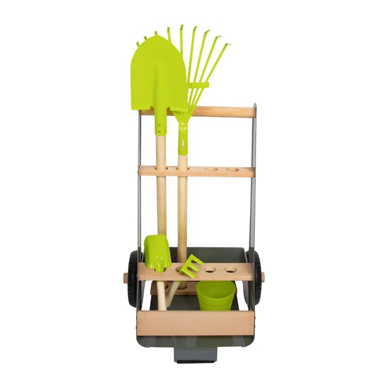 Small Foot Garden Tools Cart Set, Wooden