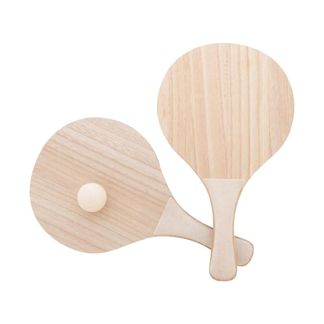 Cool Beach tennis set Boanis, 2 rackets and 1 ball, wooden