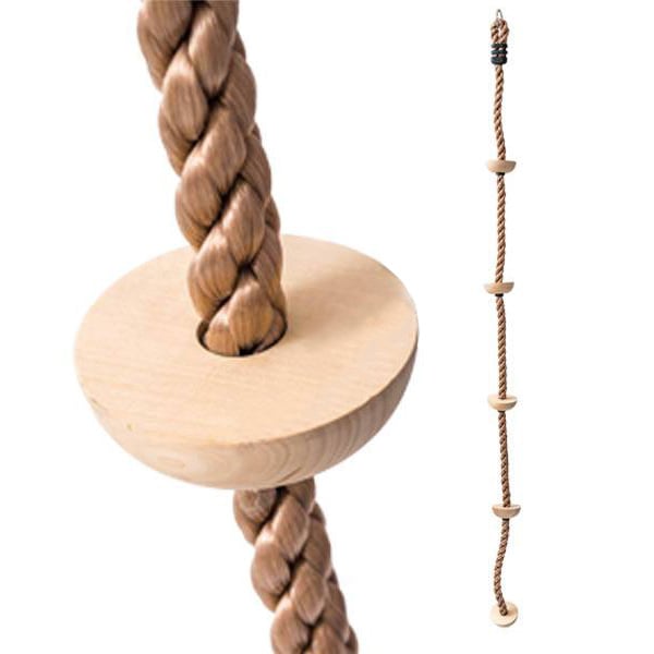 Nowa Szkola Climbing rope with wooden steps