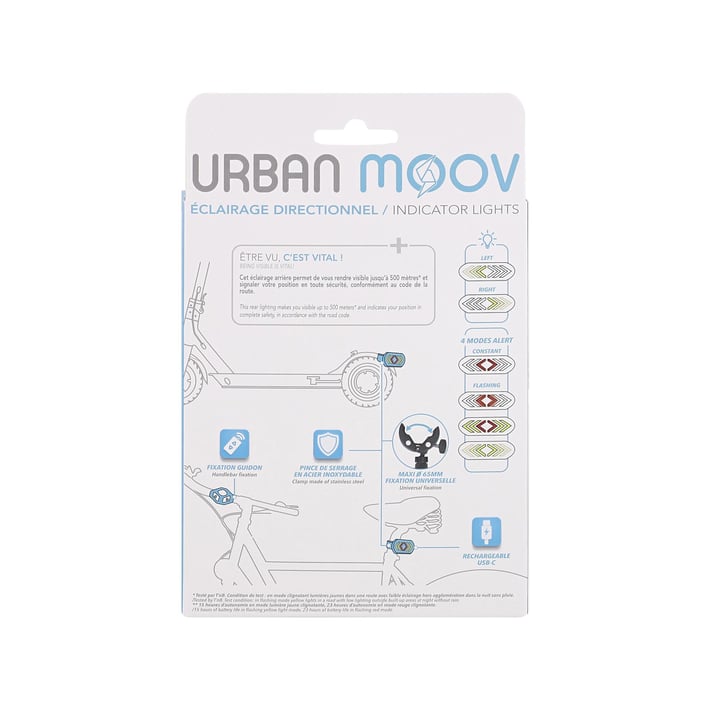 TNB Bicycle Turn Signal Urban Moov, with controller