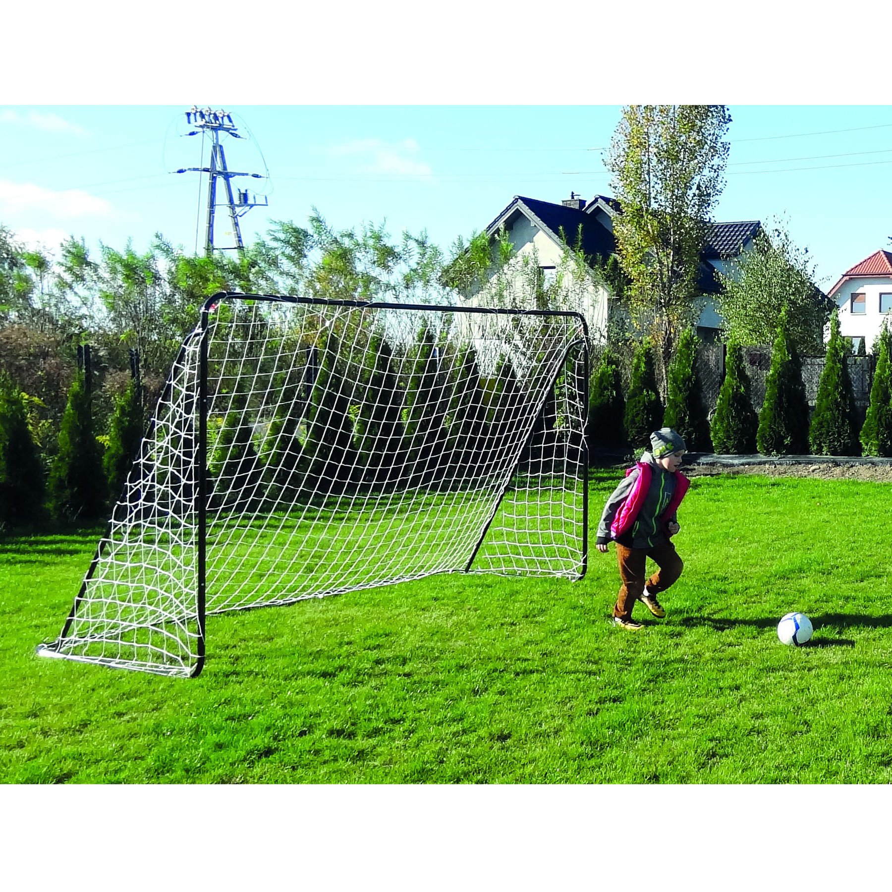 Nowa Szkola Football goal, with net, 300 x 120 x 185 cm