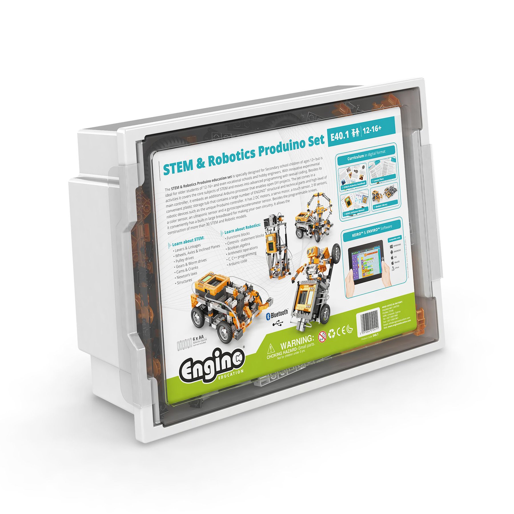 Kit Engino Education Robotics Produino - Robotics, 3 sensors