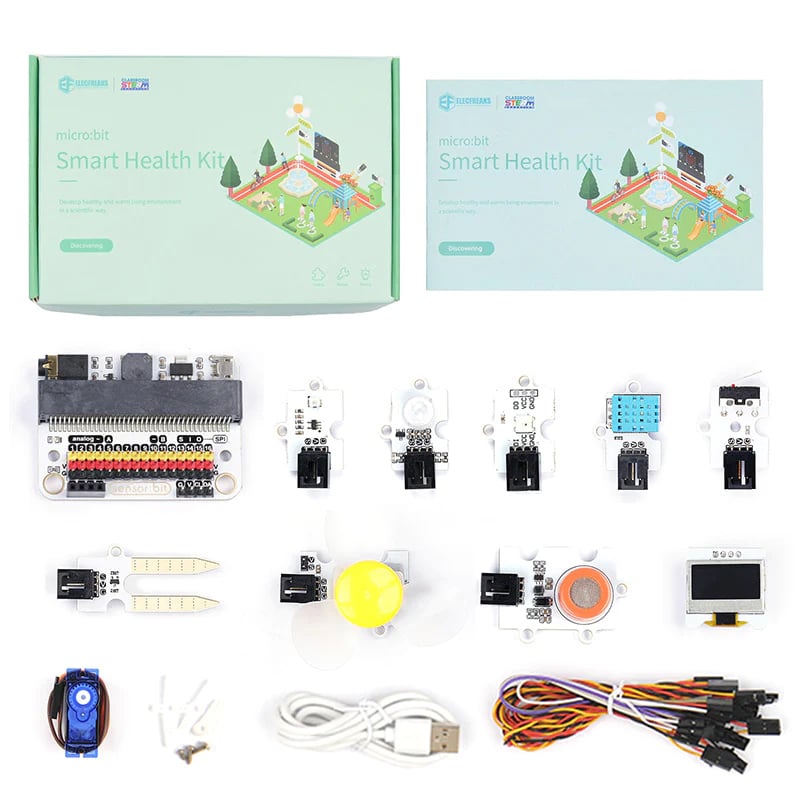 Kit Elecfreaks Smart Health EF08256, for Micro:Bit, 12 tutorial