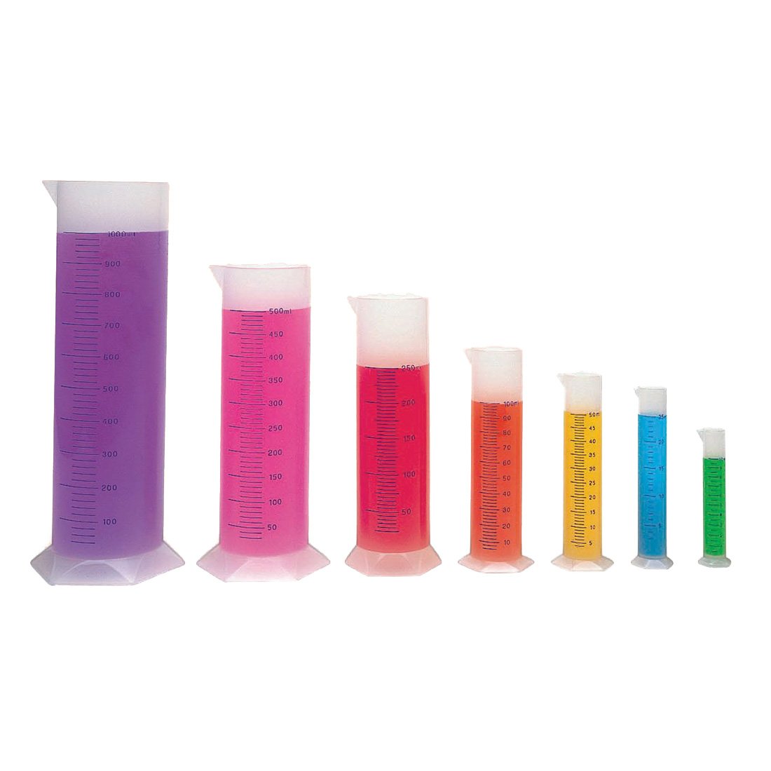 Learning Resources Measuring cylinders, 7 pieces