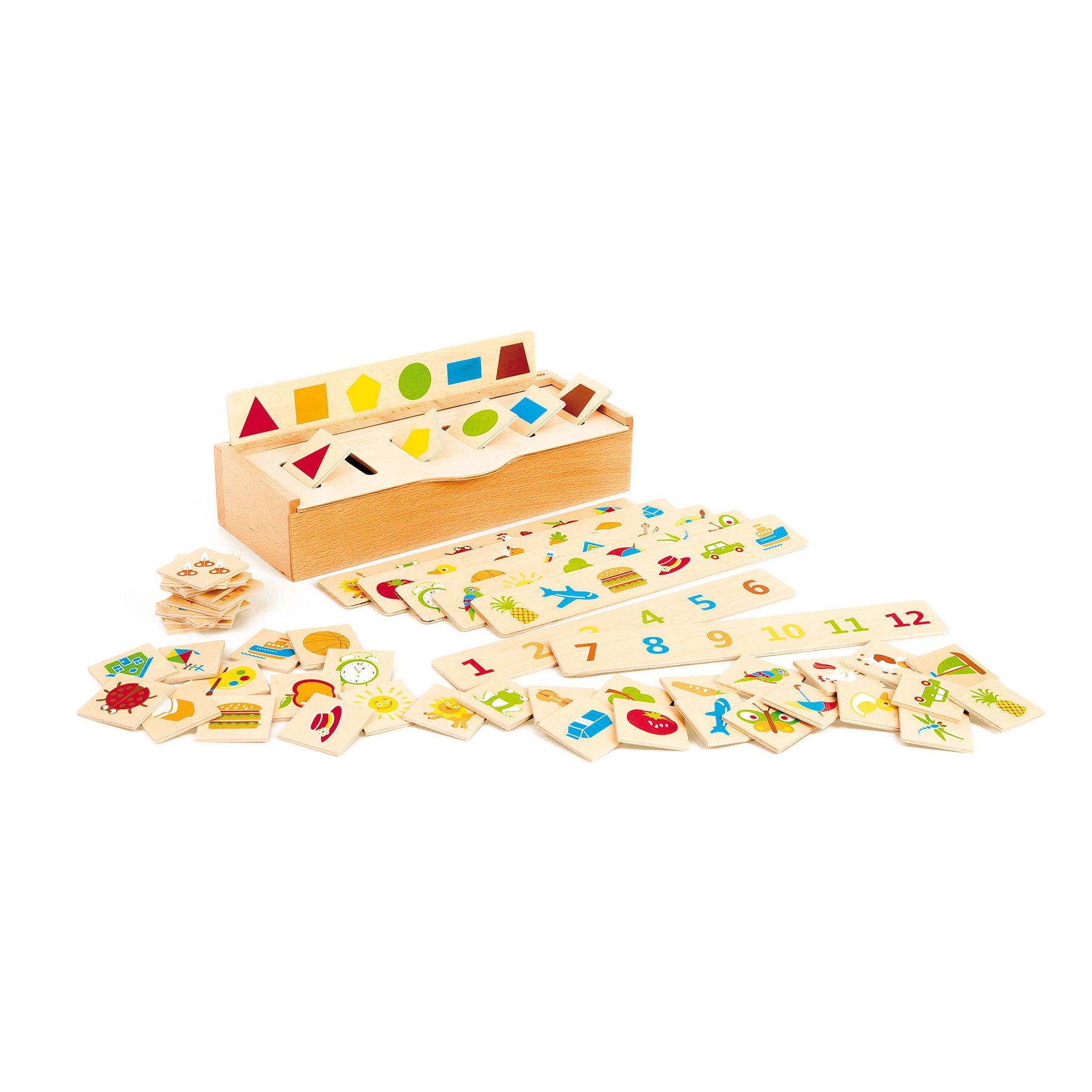 Nowa Szkola Sorting set, wooden, in box