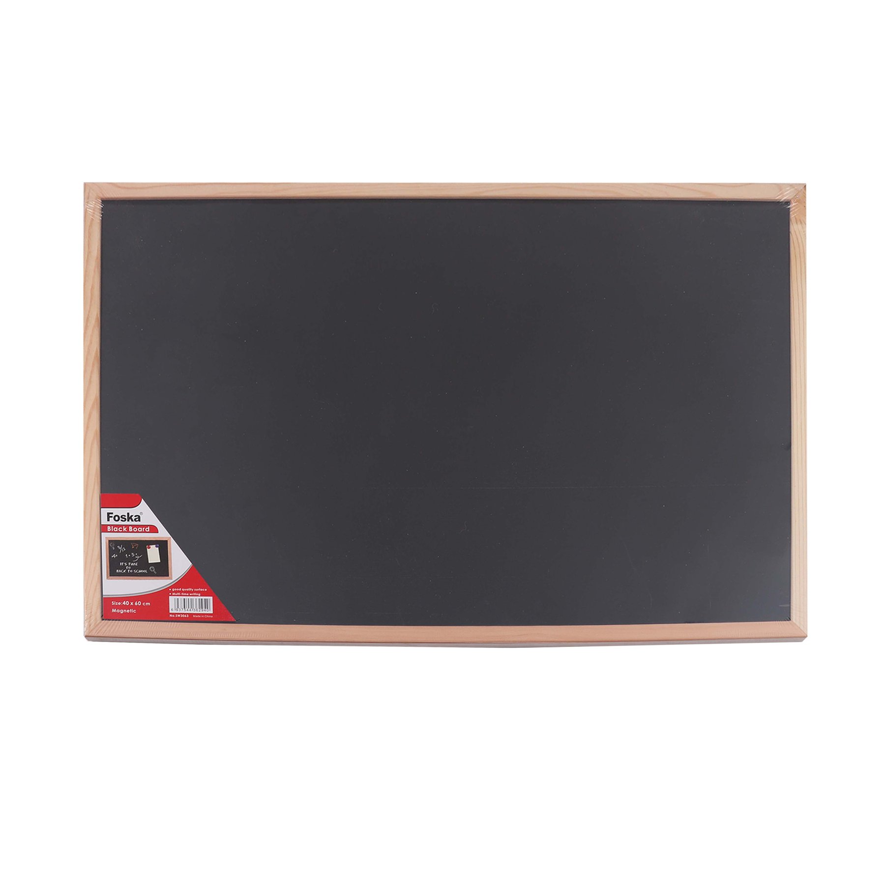 Foska Black Board, Magnetic, 40 x 60 cm