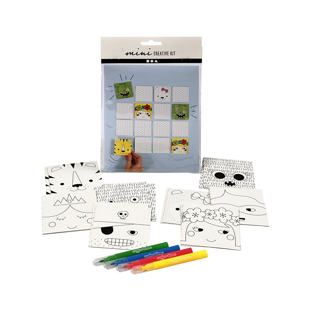 Creativ Company Memory coloring cards, 16 pcs