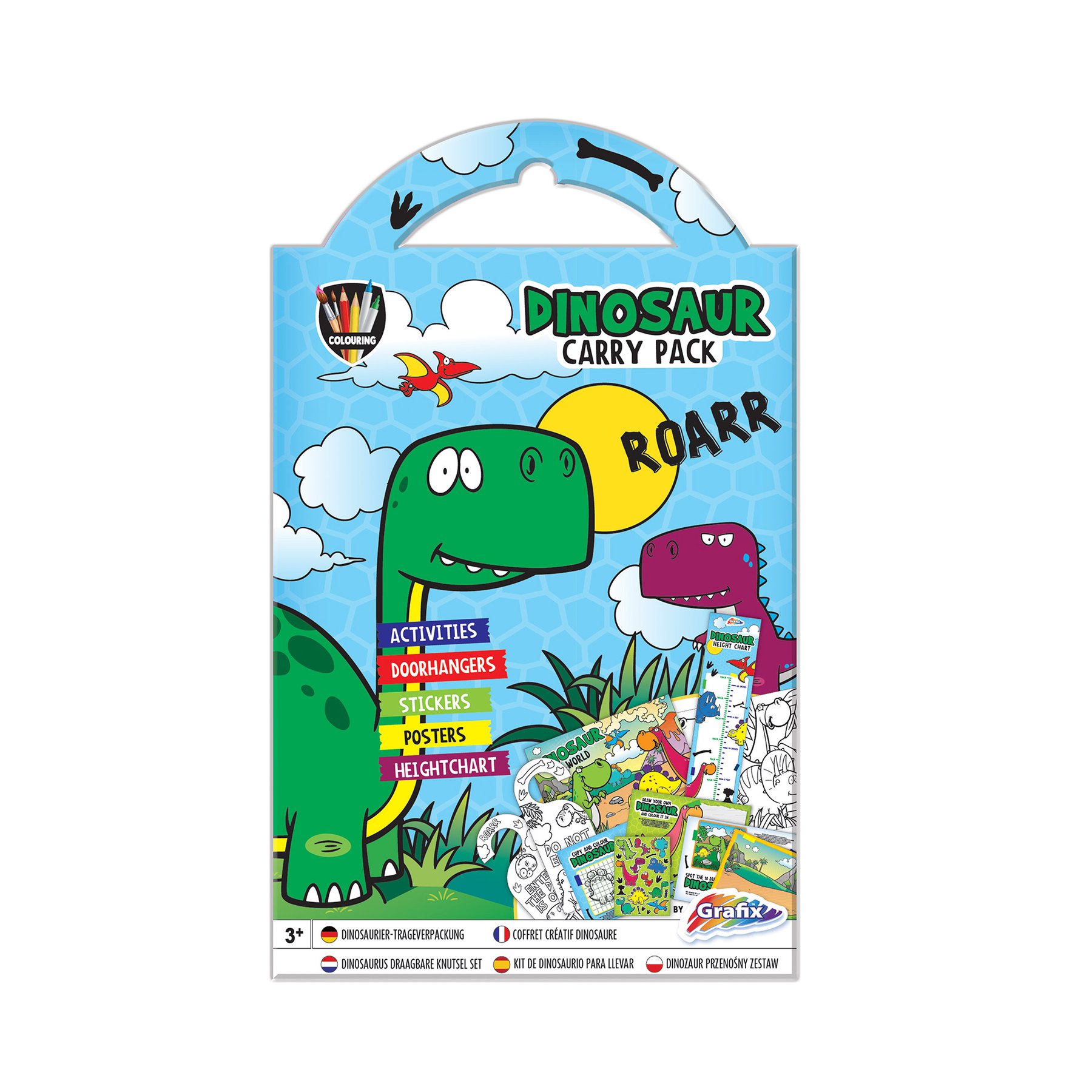 Moxy Dinosaur Colouring Kit