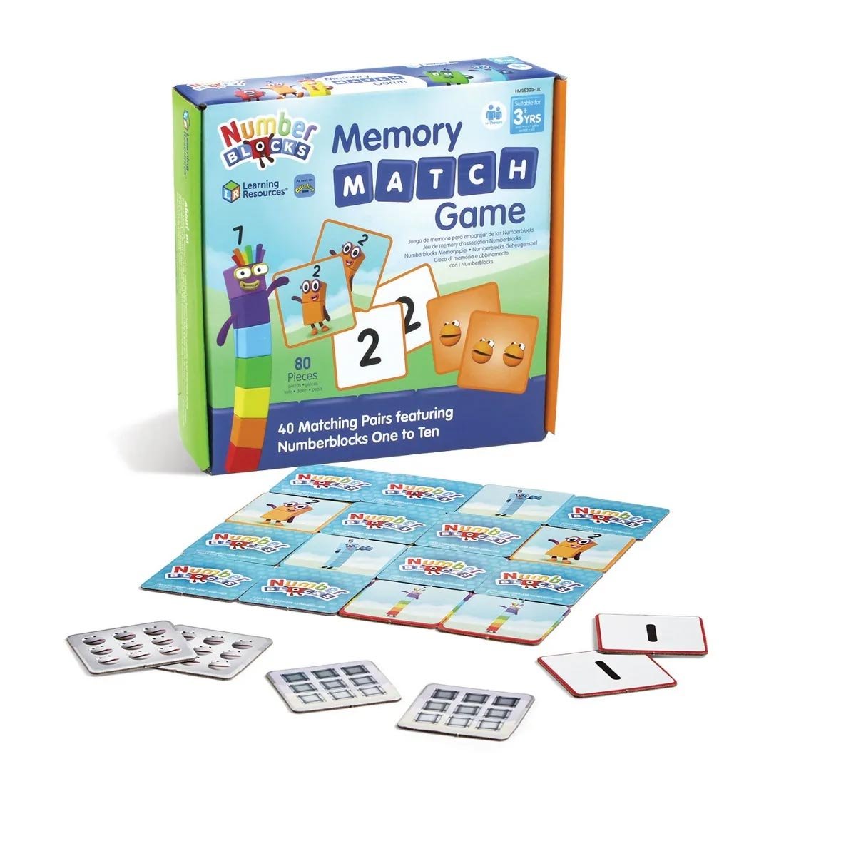 Learning Resources Memory game Numberblocks