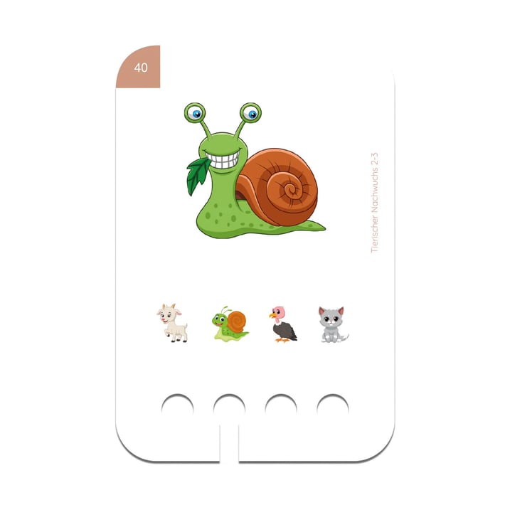 Educational Cards for Puncho Box – Baby Animals, 2–3 years