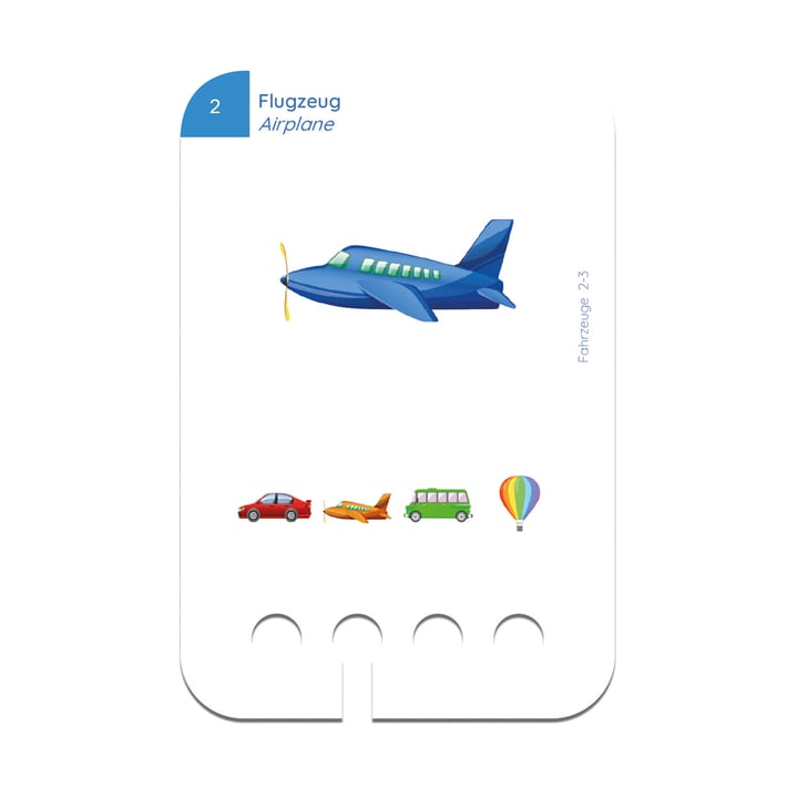 Educational Cards for Puncho Box – Vehicles, 2–3 years