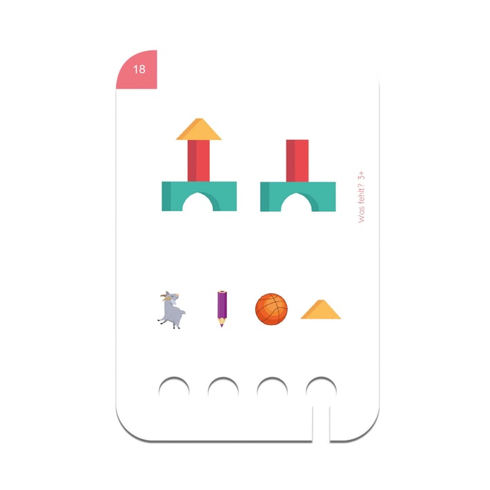 Educational Cards for Puncho Box – Find the Missing Part, 3+ years