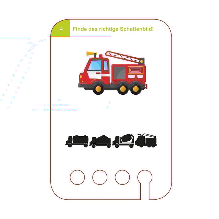 Educational Cards for Puncho Box – Match the Shadows, 3+ years