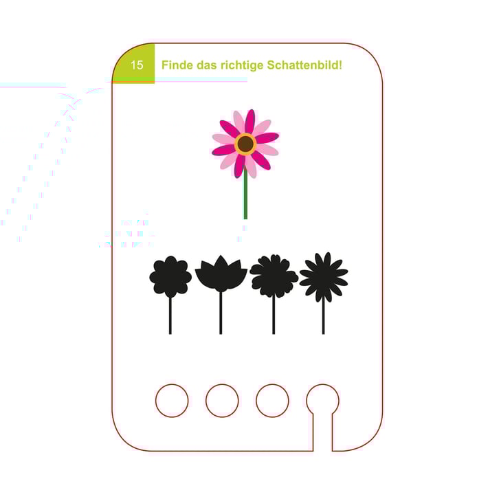 Educational Cards for Puncho Box – Match the Shadows, 3+ years