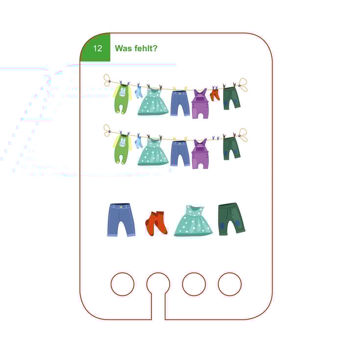 Educational Cards for Puncho Box – Logic and Concentration, 4+ years