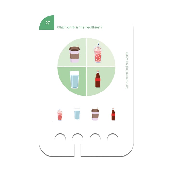 Educational Cards for Puncho Box – Our Nutrition, 6+ years