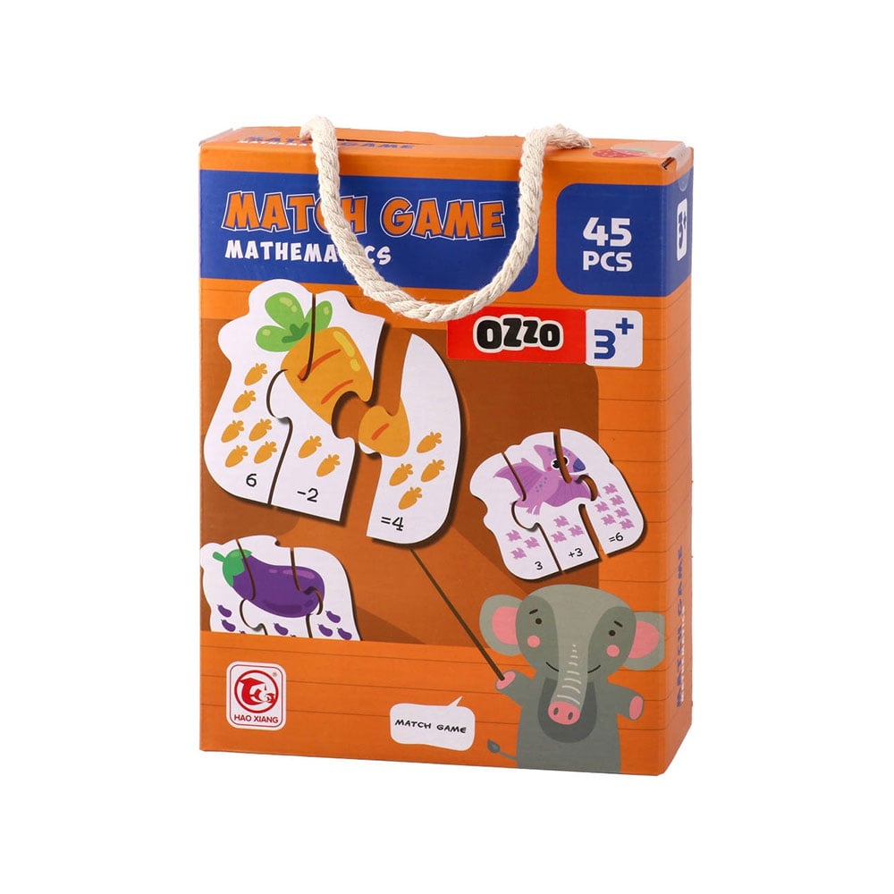 Ozzo Maths Linking Game, 45 pieces