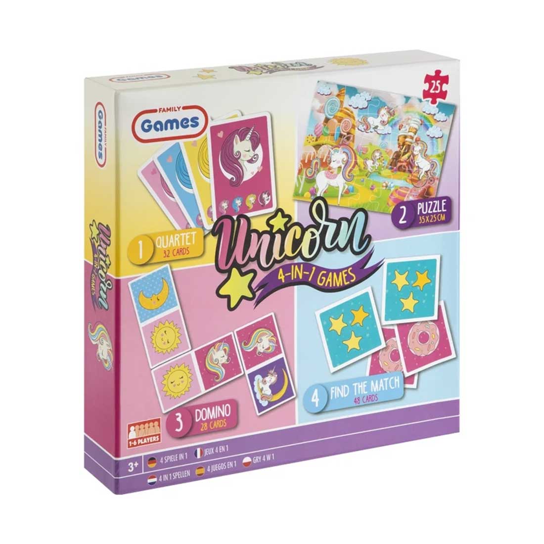 Moxy Game Unicorn, 4 in 1