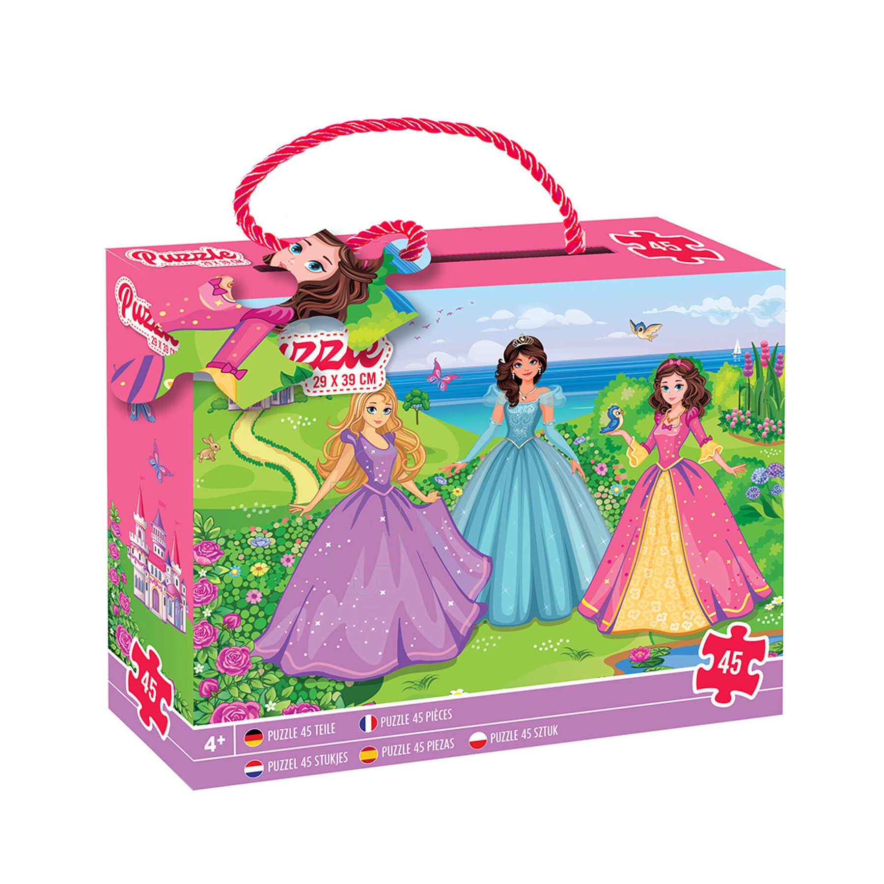 Moxy Puzzle for Girls Princess, 39 x 29 cm, 45 pieces