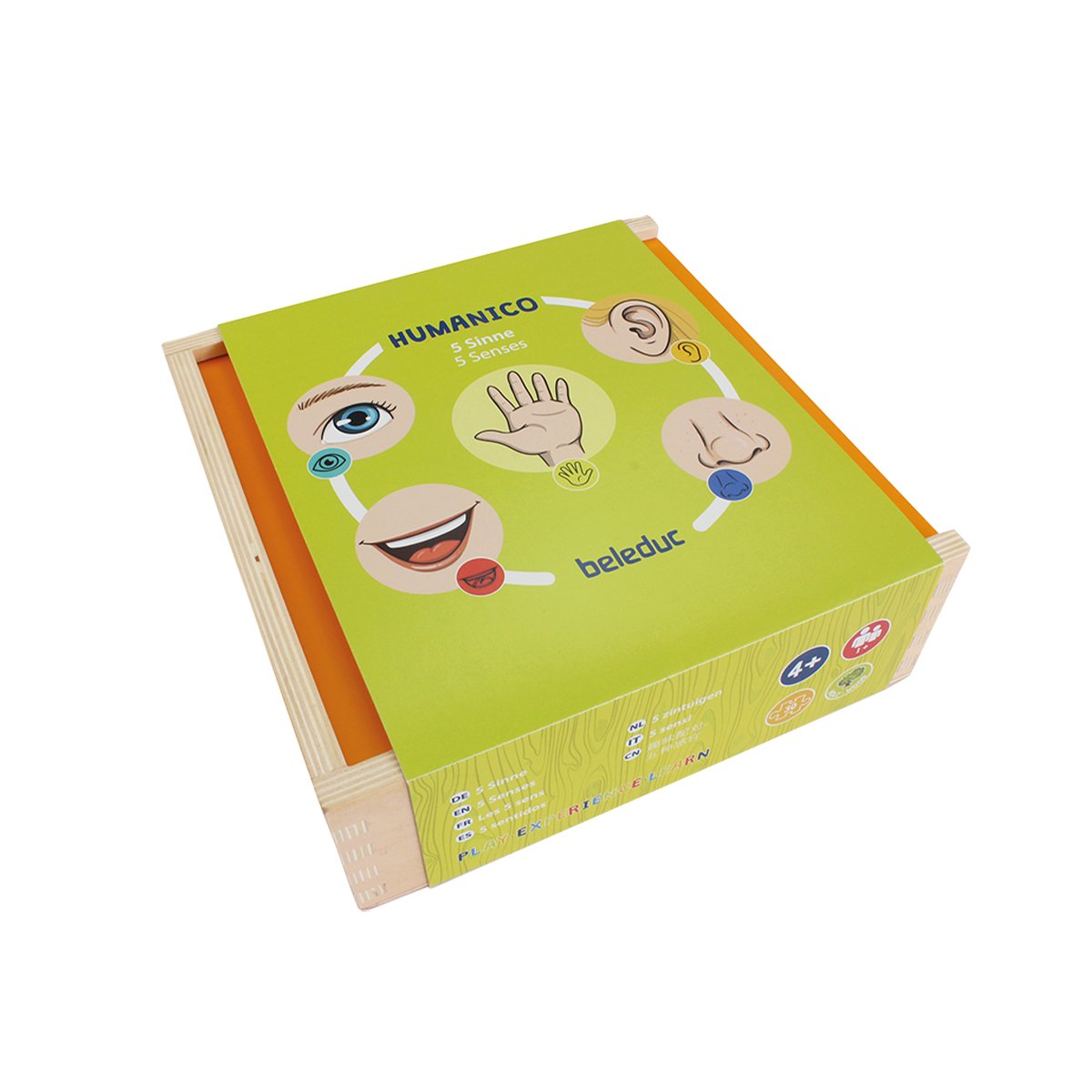 Beleduc Puzzle “The Five Senses”, wooden