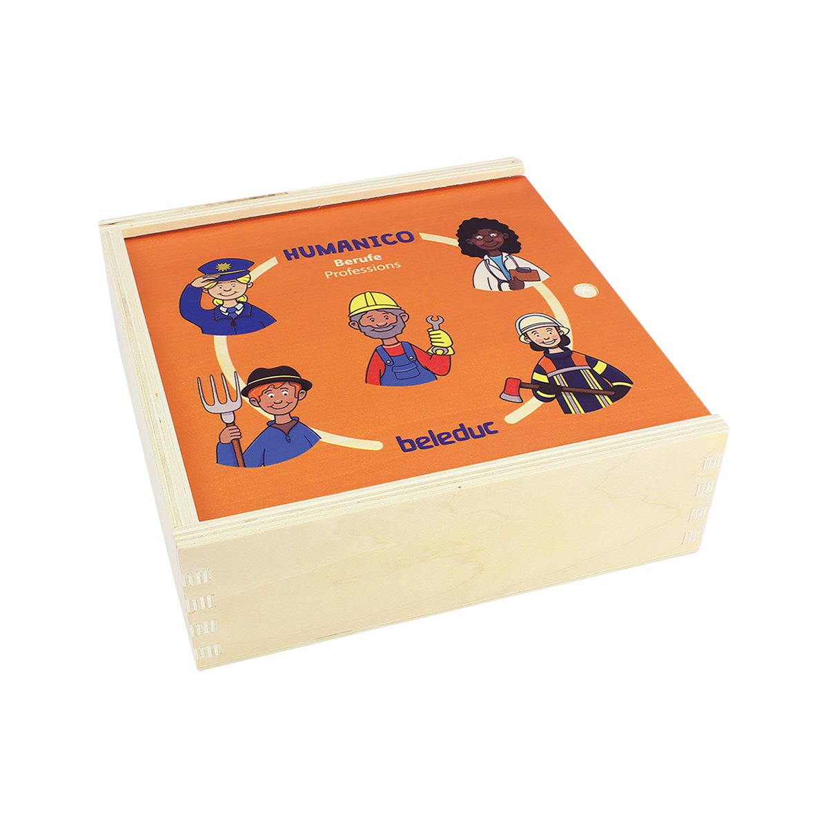 Beleduc Puzzle Professions, wooden
