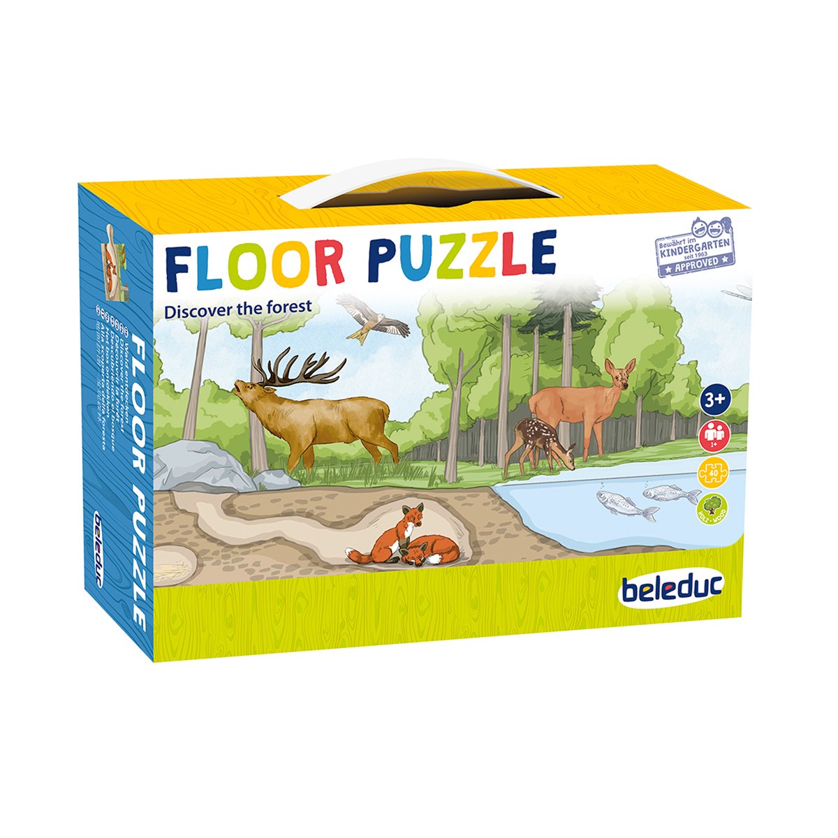 Beleduc Floor puzzle - Explore the forest